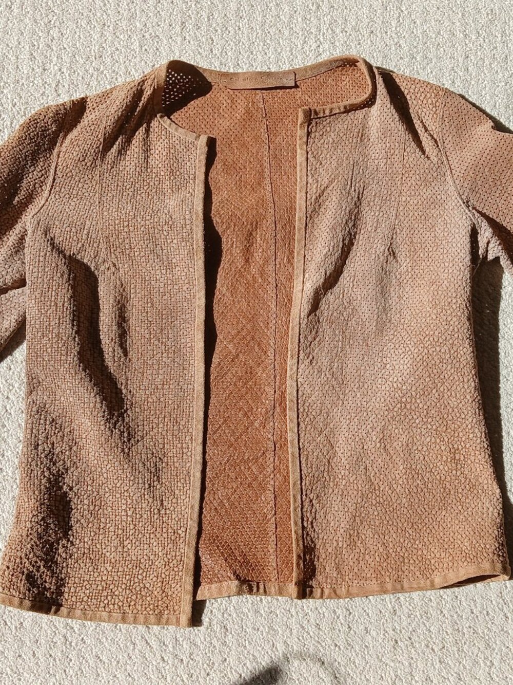 Salvatore Santoro Lasercut/Openwork Leather Jacket